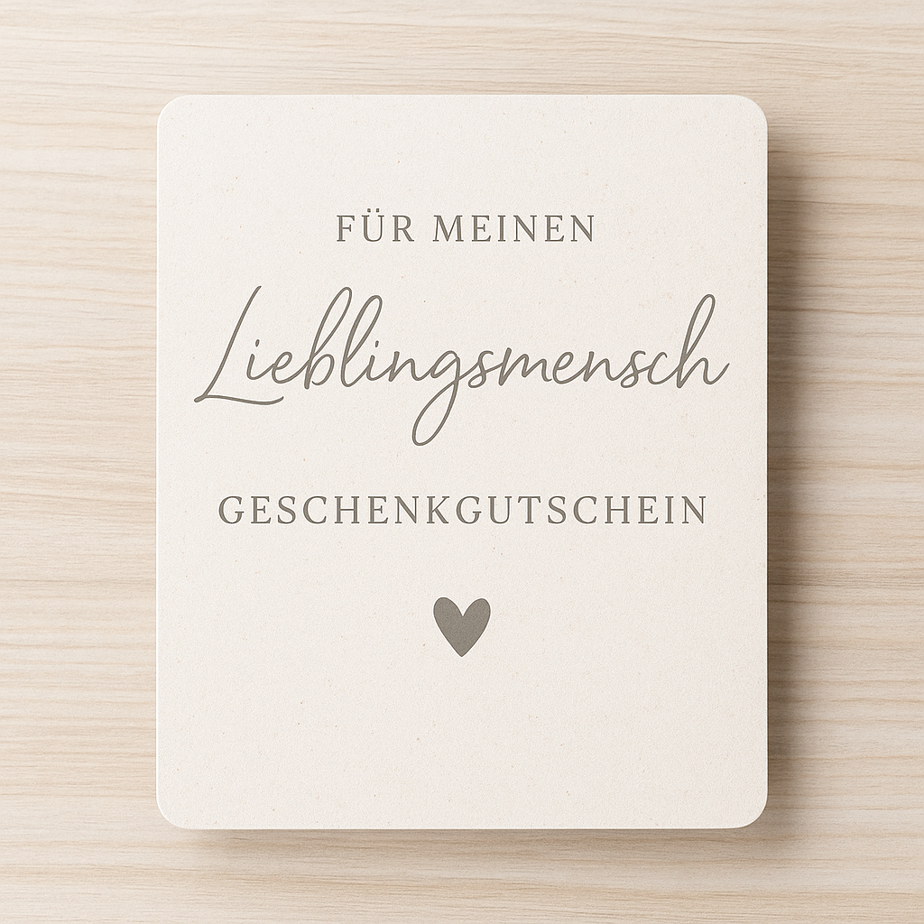 Ein Geschenkgutschein für meinen Lieblingsmensch: Treibholzzauber79-Gutschein für handgemachte Deko aus Naturmaterialien.