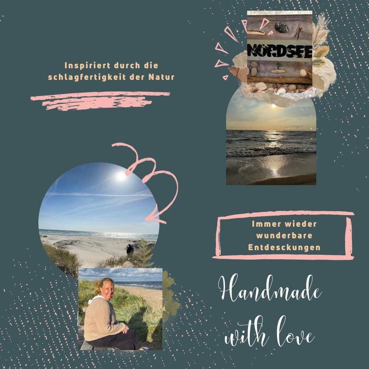 Inspiration durch Meer und Strand – handgemachte maritime Deko, nordische Küstendekoration mit Herz und Handarbeit.