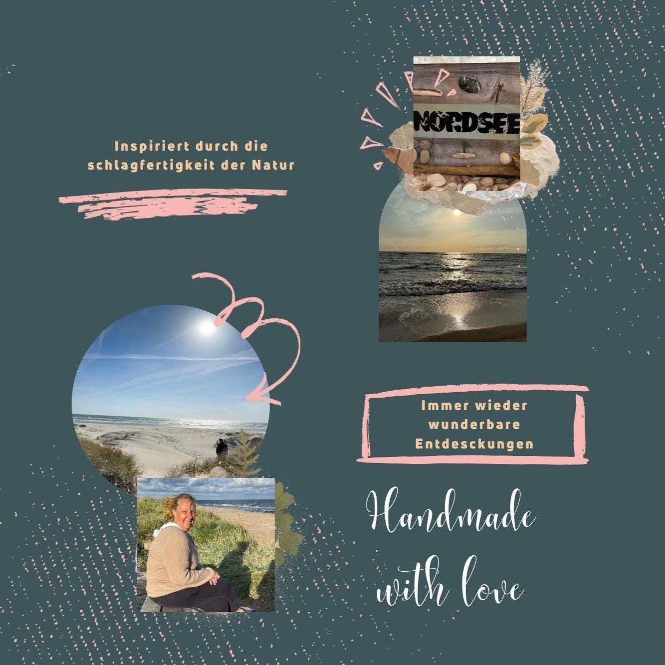 Inspiration durch Meer und Strand – handgemachte maritime Deko, nordische Küstendekoration mit Herz und Handarbeit.