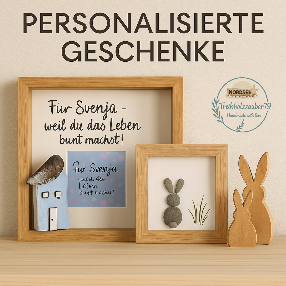 Personalisierte maritime Geschenke aus Treibholz - Unikate