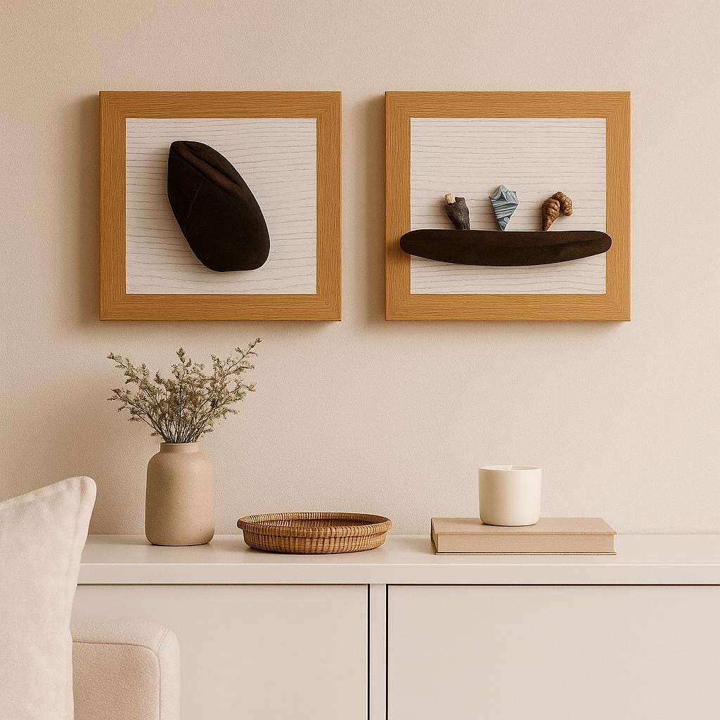 Maritime Wanddeko aus Holz - nordische Wandkunst