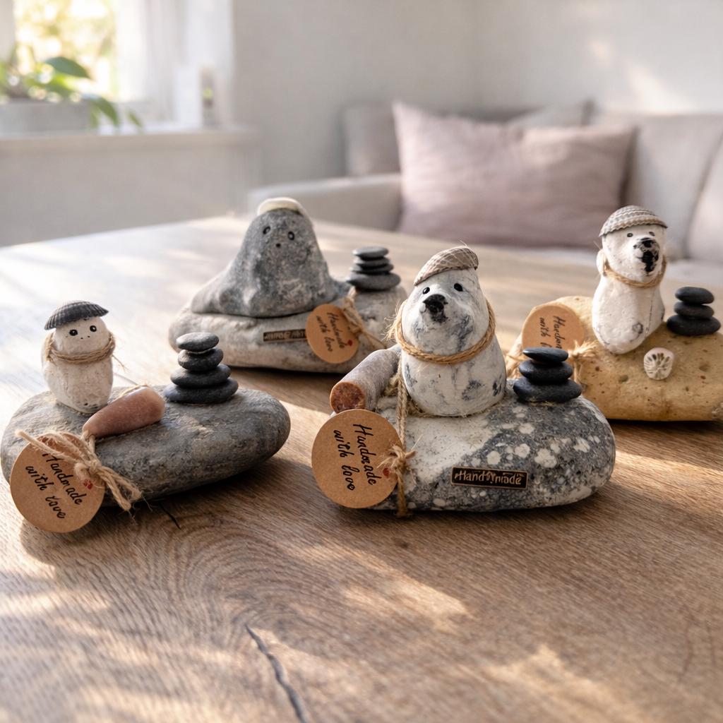 Steinfiguren maritime Deko - handgemachte Unikate