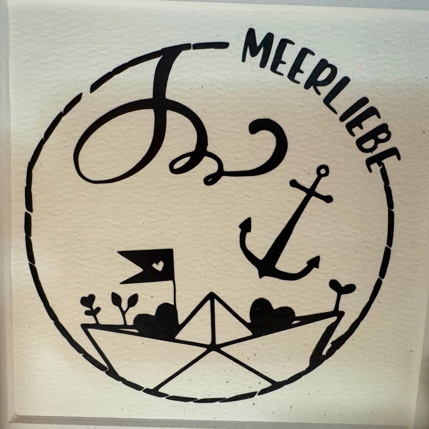 Steinbilder mit Sprüchen "Meerliebe" & Nordsee Deko 27cm schwarz. Maritimes Wandbild mit Treibholz Deko als Handmade Geschenke, Bilderrahmen – Handmade aus Treibholz Nordsee, Meerglas, Ostsee Steine, 3d Rahmen, Bilderrahmen, Vinyl von Treibholzzauber79