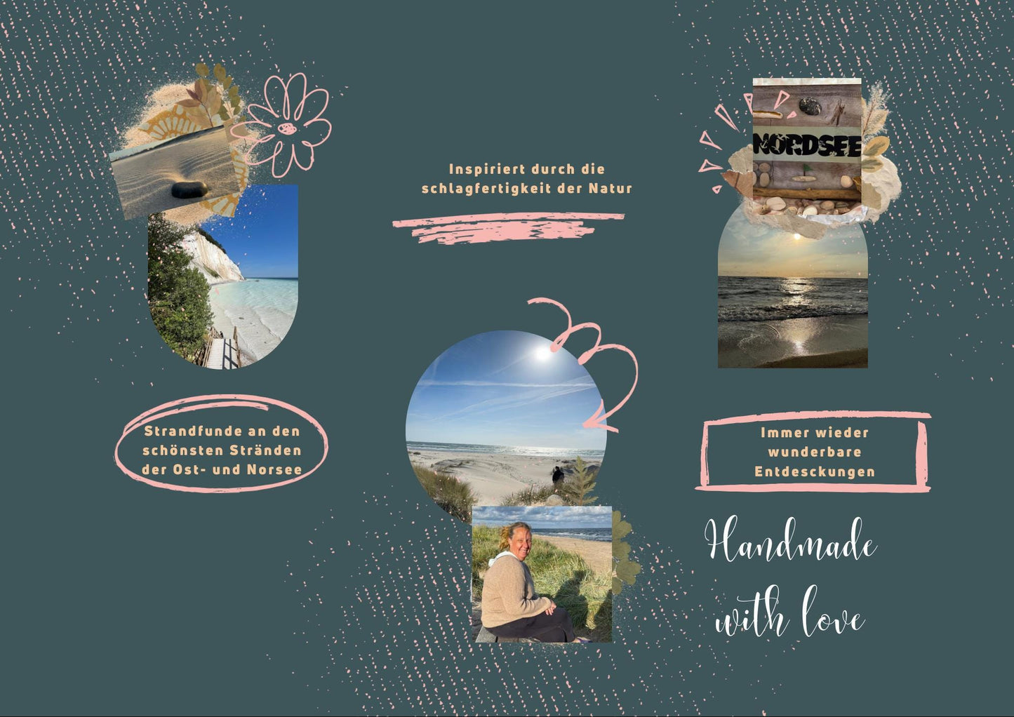 Inspiration durch Meer und Strand – handgemachte maritime Deko, nordische Küstendekoration mit Herz und Handarbeit.