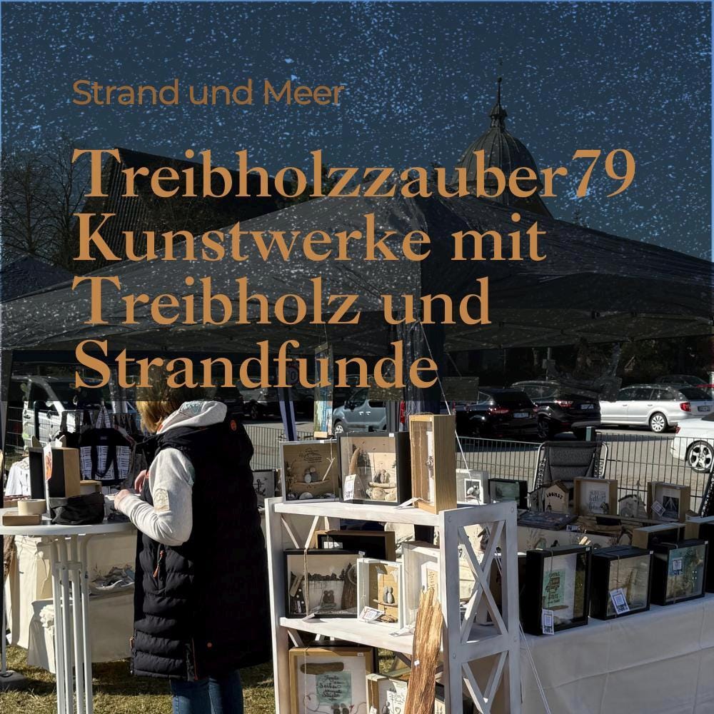 Marktstand von Treibholzzauber79 mit maritmer Treibholz Deko - nordische Unikate