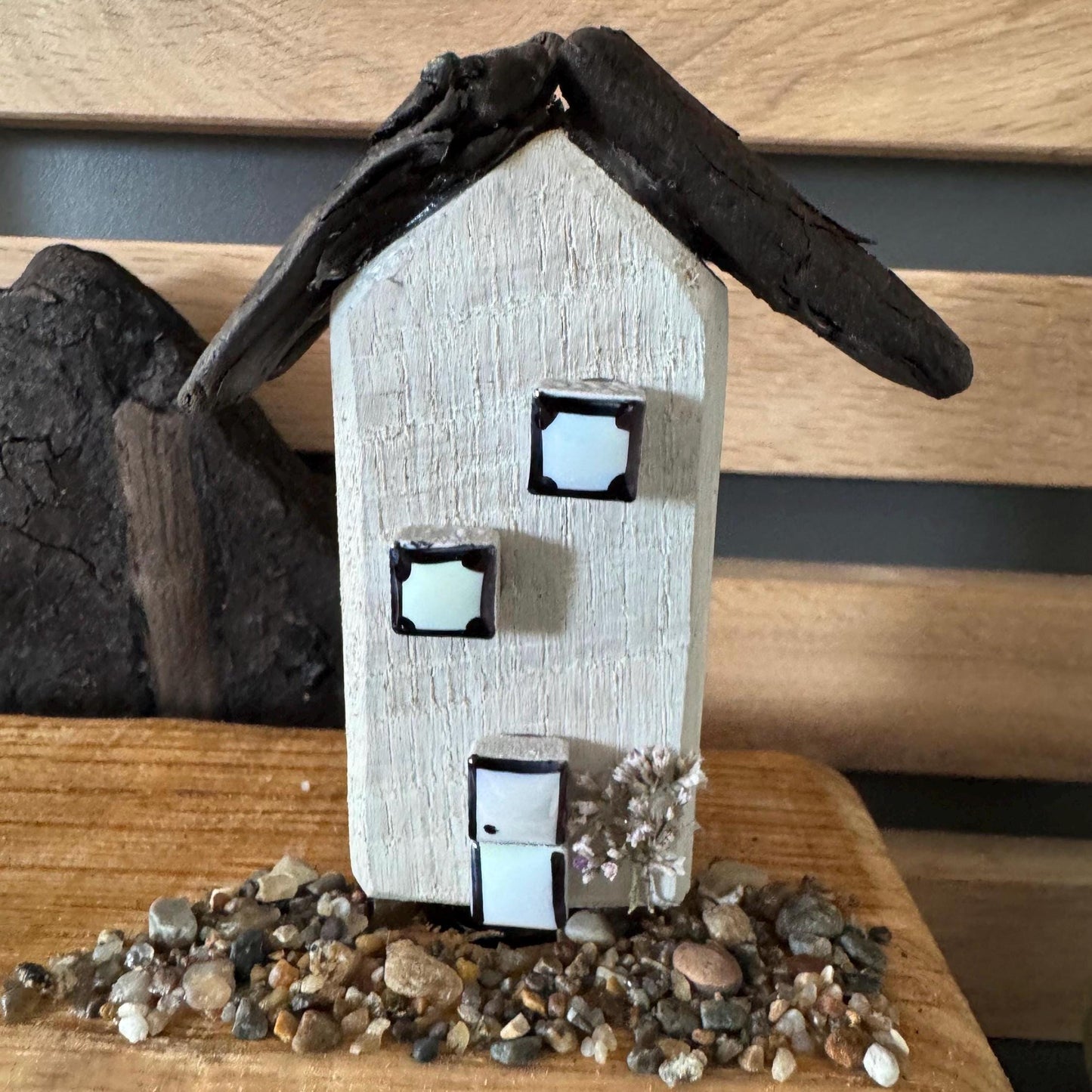 Maritime Fensterbank Deko | Handmade Nordic Coastal Decor – Handmade, Holz von Treibholzzauber79