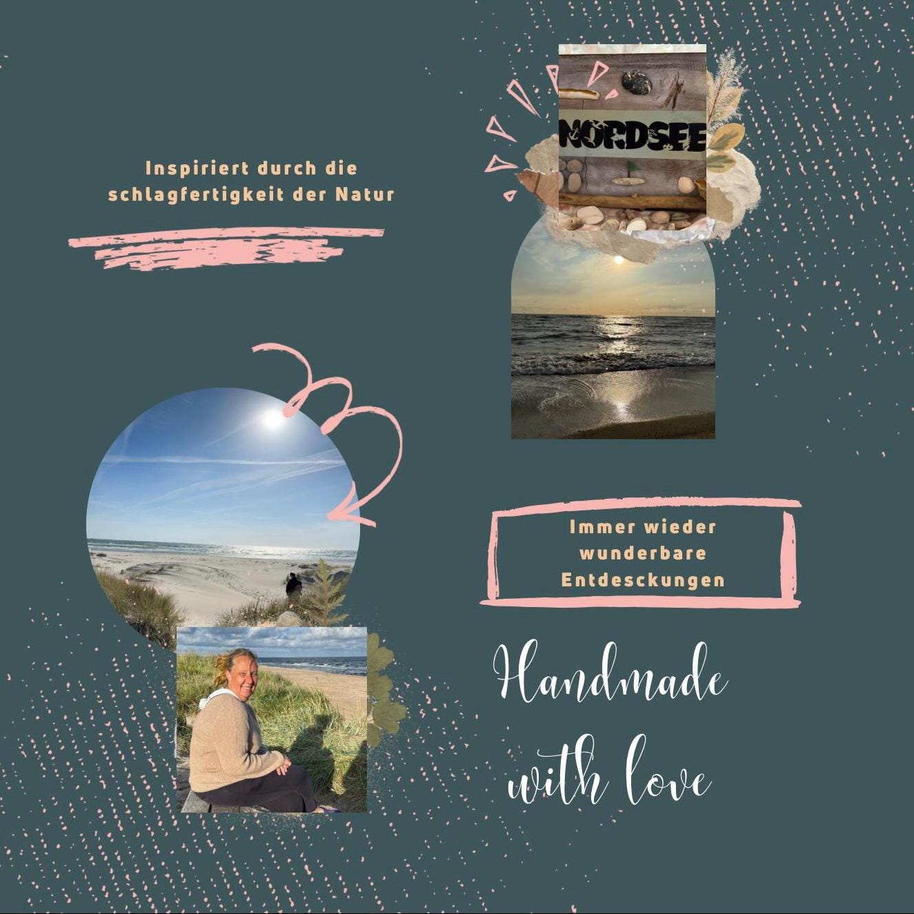 Inspiration durch Meer und Strand – handgemachte maritime Deko, nordische Küstendekoration mit Herz und Handarbeit.