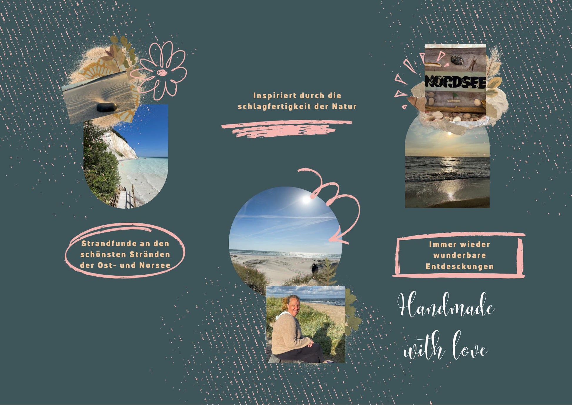 Inspiration durch Meer und Strand – handgemachte maritime Deko, nordische Küstendekoration mit Herz und Handarbeit.