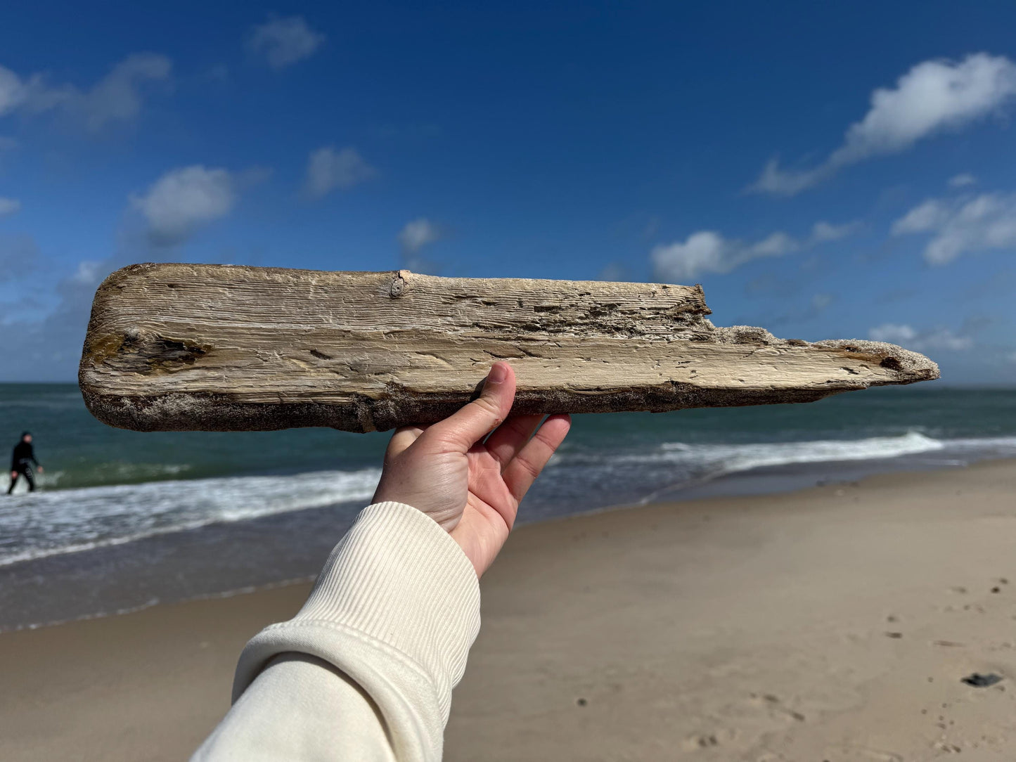 Maritime Treibholz Kerzenständer 36 cm mit zwei Teelichthalter und Strandfunde der dänischen Küste im Boho Style Deko. Treibholz Deko Kerzen – Handmade aus Treibholz Nordsee, Teelichthalter, Lavendel, Muschel Ostsee Skagen von Treibholzzauber79