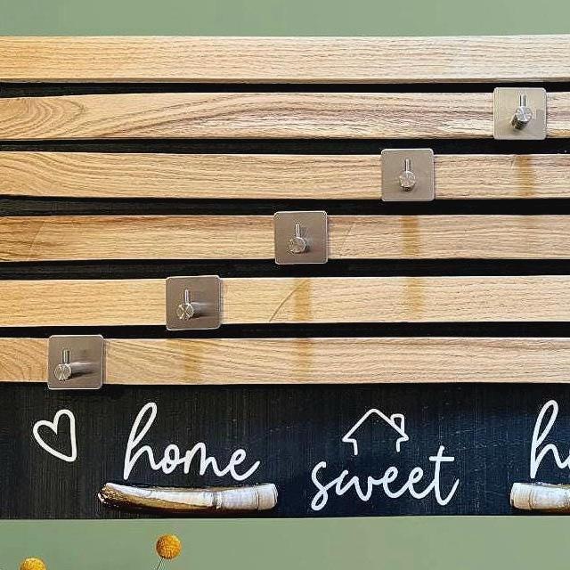 Schlüsselboard Holz & Wandpaneele – Handmade Dänischer Design Klassiker als Wanddeko Flur modern