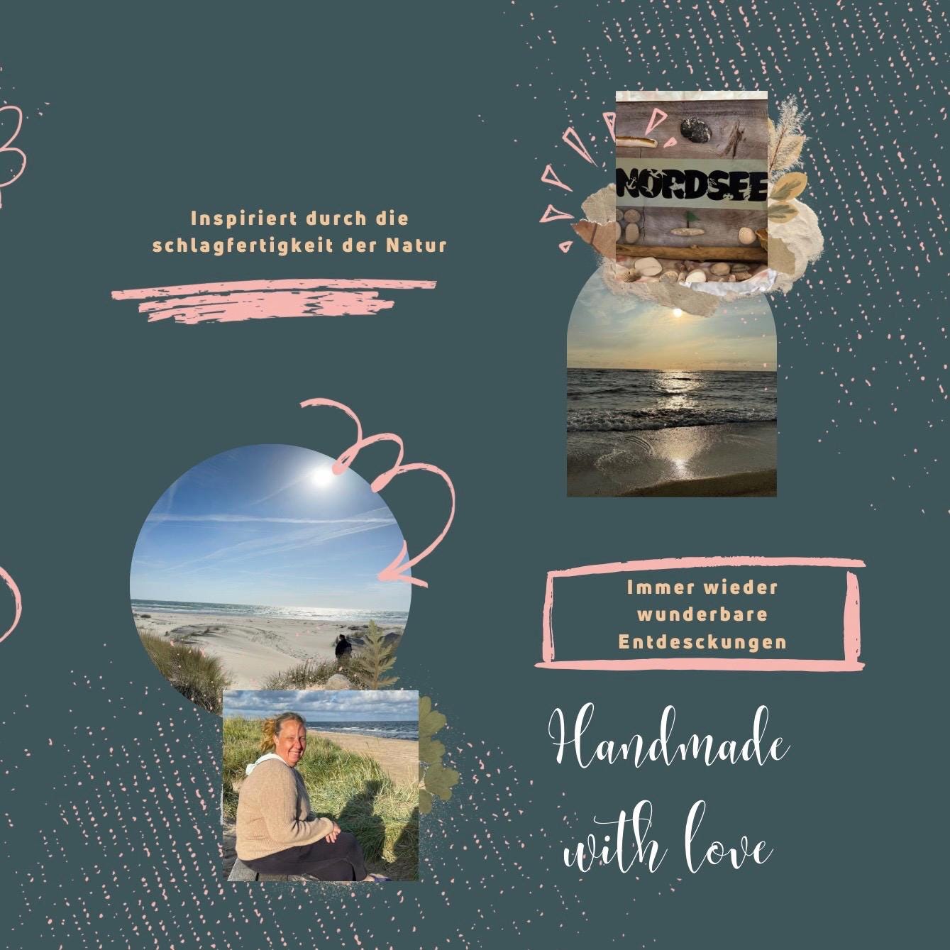 Inspiration durch Meer und Strand – handgemachte maritime Deko, nordische Küstendekoration mit Herz und Handarbeit.