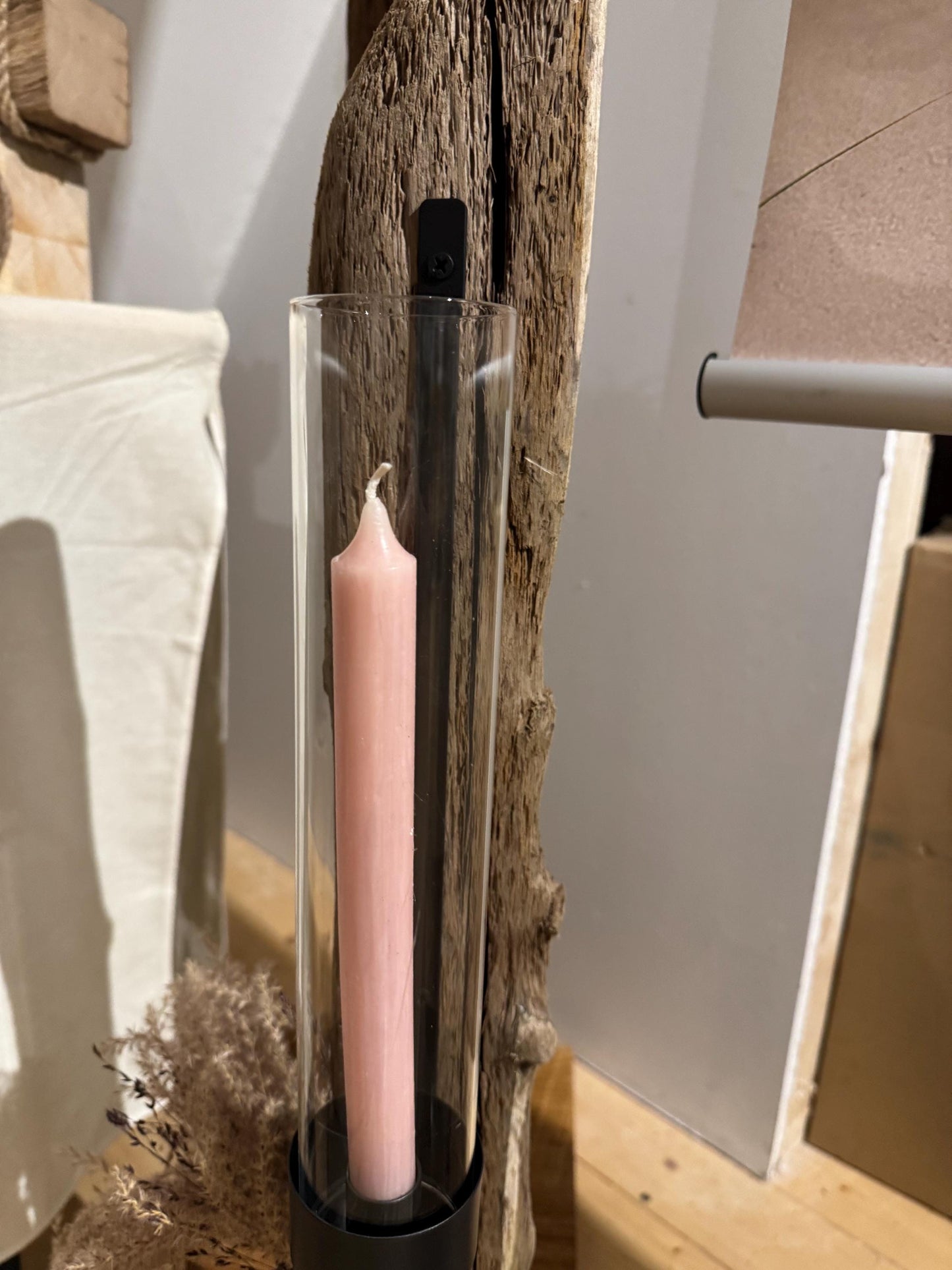 Treibholz Kerzenständer Driftwood Candle Holder Nordic Natural Decor Handmade Unique Floor Candle Holder Scandi Coastal