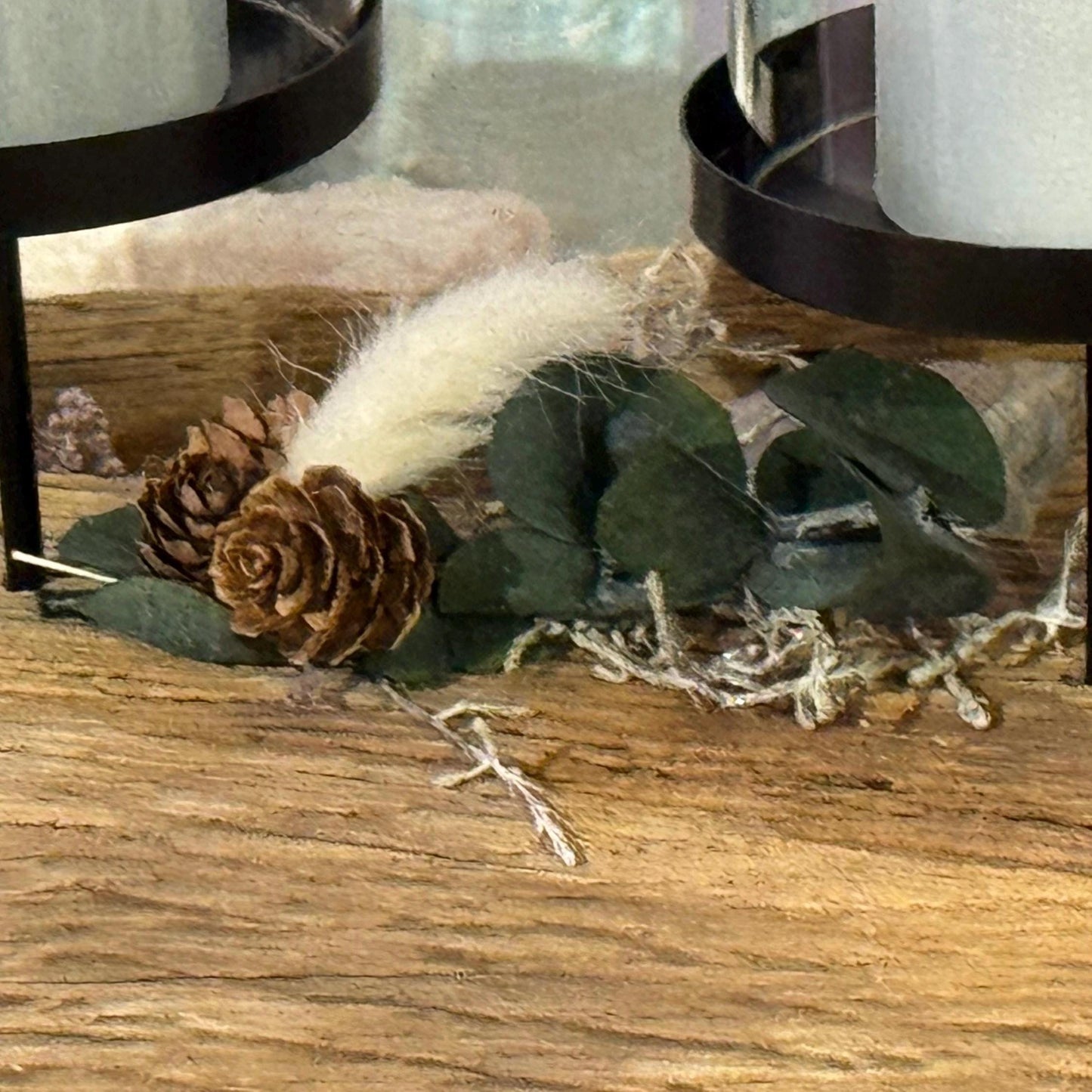 Adventskerzenhalter aus Treibholz 4-flammig | Nordic Christmas Candle Holder | Handgemachte Winterdeko von Treibholzzauber79