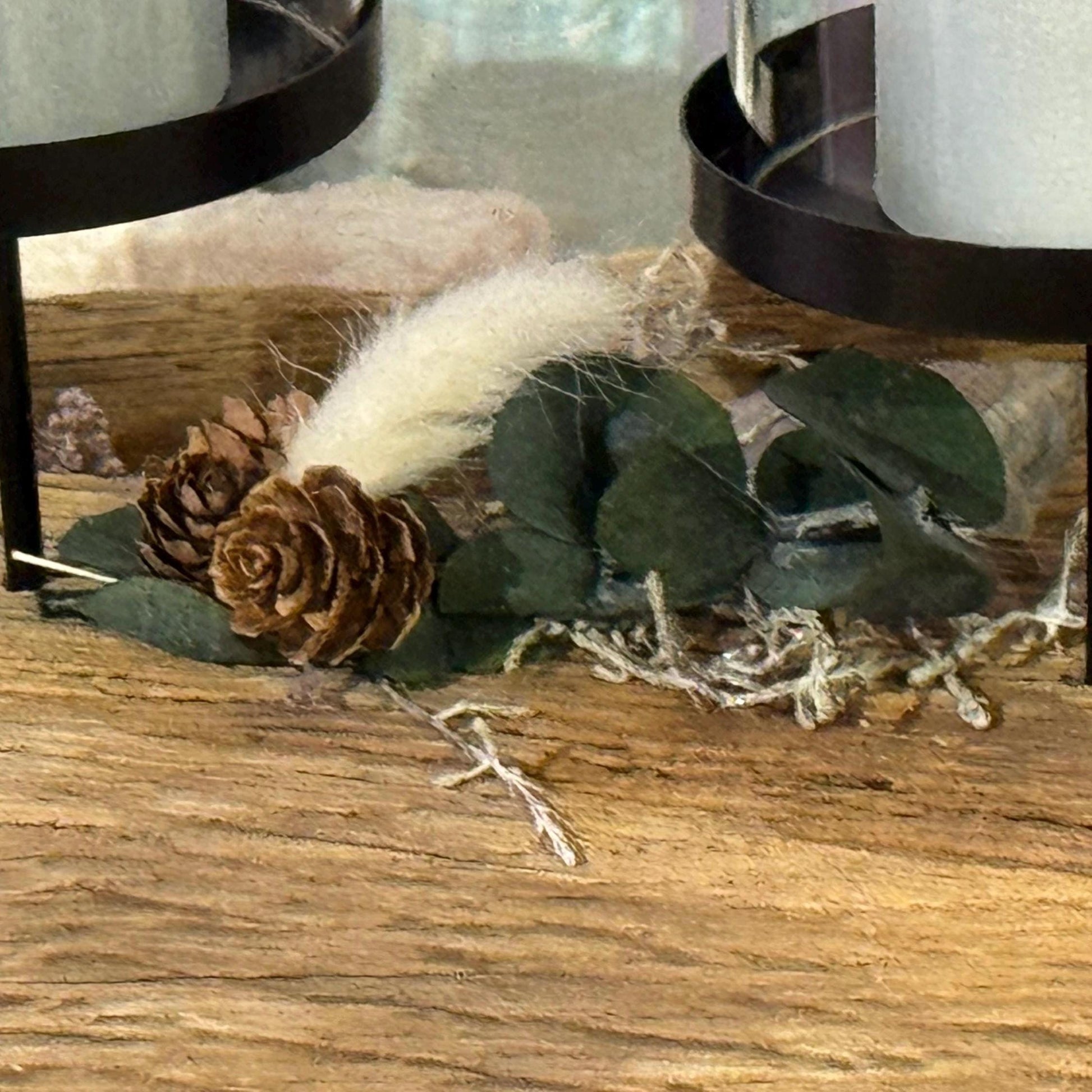 Adventskerzenhalter aus Treibholz 4-flammig | Nordic Christmas Candle Holder | Handgemachte Winterdeko von Treibholzzauber79