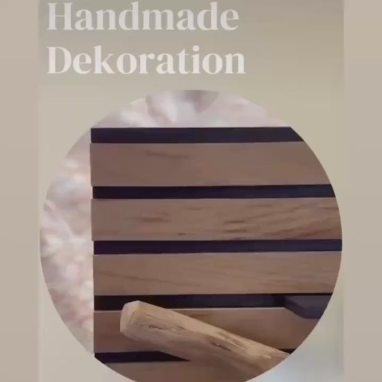 Moderne Wandpaneele Holz – Skandinavische Deko mit kleinen Deko Häuser aus Holz, Handmade & maritime Deko - Wand Holz Deko - maritime Deko